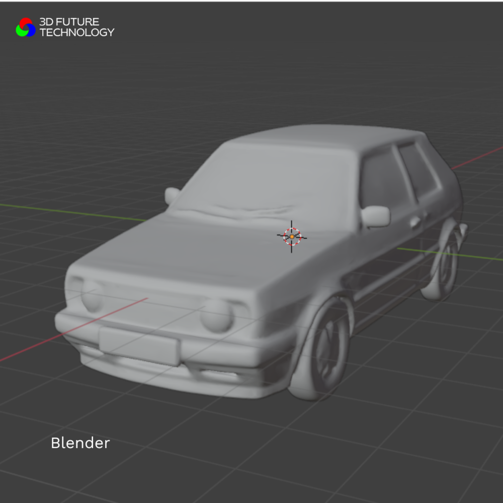 Miniatura 3D do Volkswagen Golf 2 - Image 2