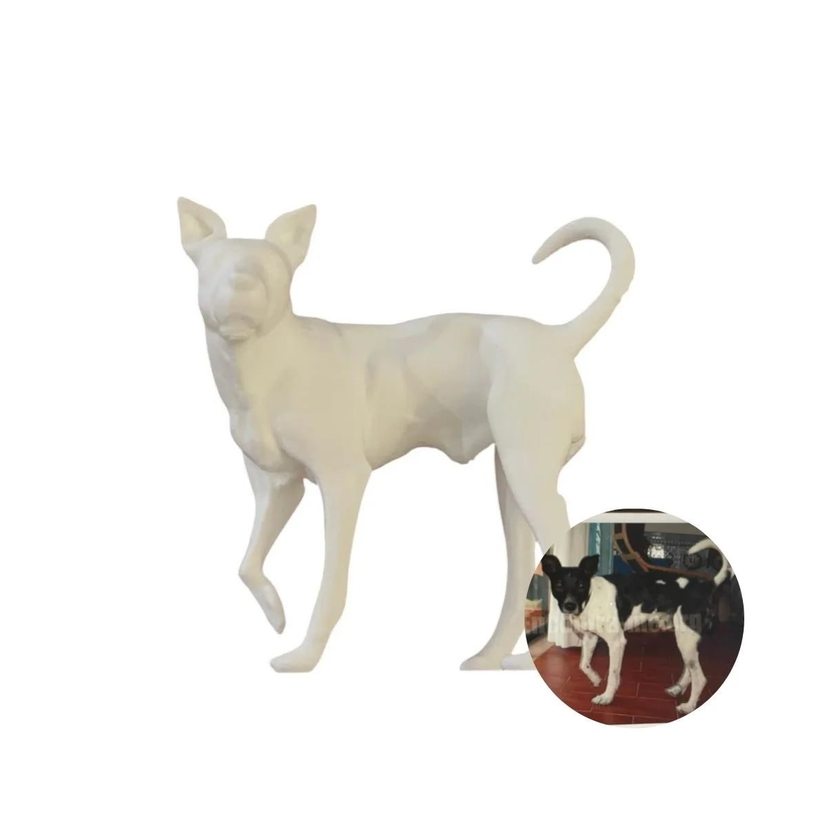 Miniatura Cão Personalizada - 1 cor